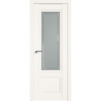 Межкомнатная дверь ProfilDoors 2.103U L 60x200 (дарквайт, стекло гравировка 4)
