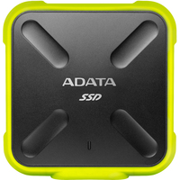 Внешний накопитель ADATA SD700 512GB (черный/желтый) [ASD700-512GU3-CYL]