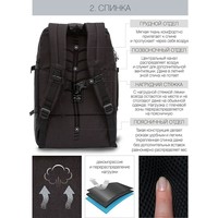 Городской рюкзак Grizzly RQ-019-21 (черный)