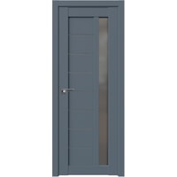 Межкомнатная дверь ProfilDoors 37U R 70x200 (антрацит/стекло графит)