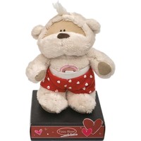 Классическая игрушка Fizzy Moon Мишка в красных боксерах с сердечками (13 см) [60921.1]