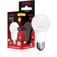 Светодиодная лампочка Supra SL-LED-A60 E27 10 Вт 2700 К [SL-LED-A60-10W/2700/E27]