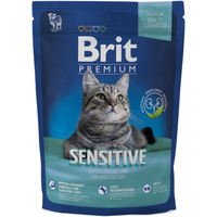 Сухой корм для кошек Brit Premium Sensitive с индейкой и ягненком 300 г