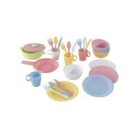 Набор игрушечной посуды KidKraft Пастель 63027-KE