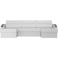 П-образный диван Лига диванов Форсайт 100836 (белый)