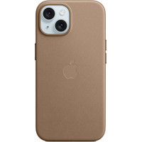 Чехол для телефона Apple MagSafe FineWoven Case для iPhone 15 (серо-коричневый)
