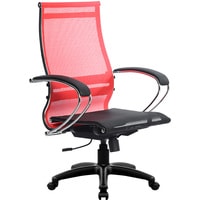 Кресло Metta SK-2-BK Комплект 9, Pl тр/сечен (резиновые ролики, красный)