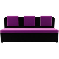 Диван Лига диванов Маккон 101375 (фиолетовый/черный)