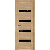 Межкомнатная дверь ProfilDoors 2.81XN L 80x200 (каштан натуральный, стекло черный триплекс) в Мозыре