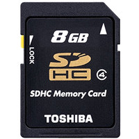 Карта памяти Toshiba SDHC (Class 4) 8GB [SD-K08GJ(6]