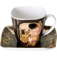 Чашка с блюдцем Goebel Porzellan Artis Orbis/Gustav Klimt Поцелуй 66-884-72-7