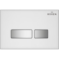 Унитаз подвесной Roxen Antares One Rimless 6 в 1 StounFix Slim 633220 (белое стекло)