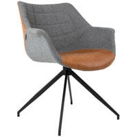 Интерьерное кресло Zuiver Doulton (коричневый/черный) в Орше