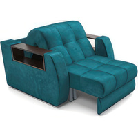 Кресло-кровать Мебель-АРС Барон №3 (бархат, сине-зеленый Star Velvet 43 Black Green)