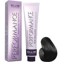 Крем-краска для волос Ollin Professional Performance 4/09 шатен прозрачно-зеленый