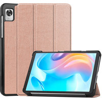 Чехол для планшета JFK Smart Case для Realme Pad Mini (розово-золотой)
