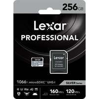 Карта памяти Lexar microSDXC LMS1066256G-BNANG 256GB (с адаптером)