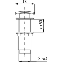 Донный клапан Armatura 660-454-00