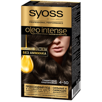 Крем-краска для волос Syoss Oleo Intense 4-50 графитовый каштановый