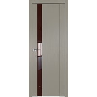 Межкомнатная дверь ProfilDoors 62XN R 80x200 (стоун/стекло коричневый лак)