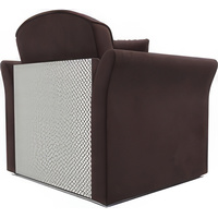 Кресло-кровать Мебель-АРС Малютка №2 (велюр, шоколад HB-178 16)