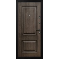 Металлическая дверь Стальная Линия Британия для квартиры 100 (дуб седой)