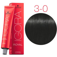 Крем-краска для волос Schwarzkopf Professional Igora Royal Permanent Color Creme 3-0 60 мл