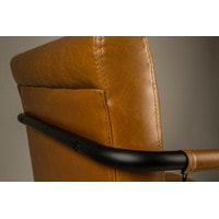 Интерьерное кресло Dutchbone Stitched (коричневый/черный)