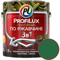 Грунт-эмаль Profilux По ржавчине 3в1 (1.9 кг, зеленый)
