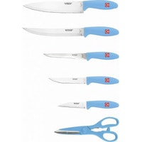 Набор ножей Vitesse VS-8130 (синий)