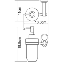 Дозатор для жидкого мыла Wasserkraft K-9299C