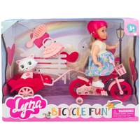 Кукла Qunxing Toys Милана на велосипеде 4606