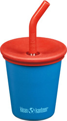 Kid Cup Straw Lid 296мл (mykonos blue)