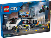 City 60418 Полицейский мобильный грузовик для криминальной лаборатории