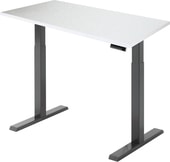 Electric Desk Compact 1360x800x36 мм (альпийский белый/черный)