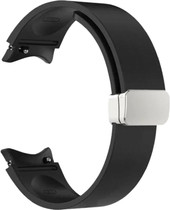 Flex Buckle силиконовый для Samsung Galaxy Watch4/5/6 (20 мм, черный)