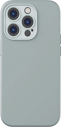 Liquid Silica Gel Case для iPhone 14 Pro (светло-зеленый)