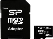 microSDXC SP256GBSTXBU1V10SP 256GB (с адаптером)