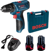 Bosch GSR 120-LI Professional 06019G8020 (с 2-мя АКБ, кейс)