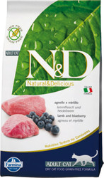 N&D Grain Free Cat Lamb & Blueberry Adult 10 кг