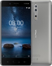 Nokia 8 Dual SIM (матовый стальной)