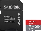 Ultra SDSQUAR-032G-GN6IA microSDHC 32GB (с адаптером)