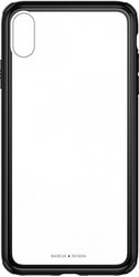 See-through Glass для iPhone XR (черный)