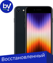 iPhone SE 2022 128GB Восстановленный by Breezy, грейд A+ (полночный)