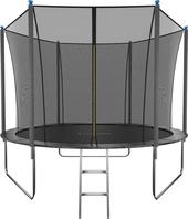 Jump 10ft - 312 см с лестницей, внутренней сеткой (черный)