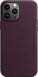 MagSafe Leather Case для iPhone 13 Pro Max (темная вишня)