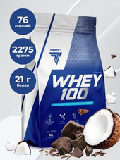 Whey 100 (шоколад/кокос, 2270 г)