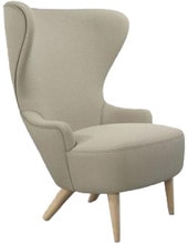 Wingback Micro Chair NA Fabric A (бежевый/коричневый)
