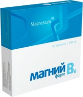 Магний В6 Форте, 500 мг, 50 табл.