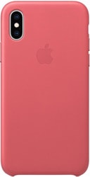 Leather Case для iPhone XS Peony Pink
